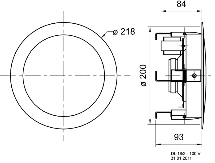Visaton-DL-18-2-100-V