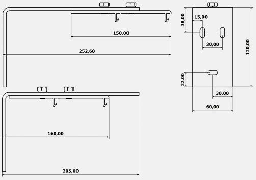 Wandafstandhouder-voor-DELUXX-Cinema-elektrische-projectieschermen