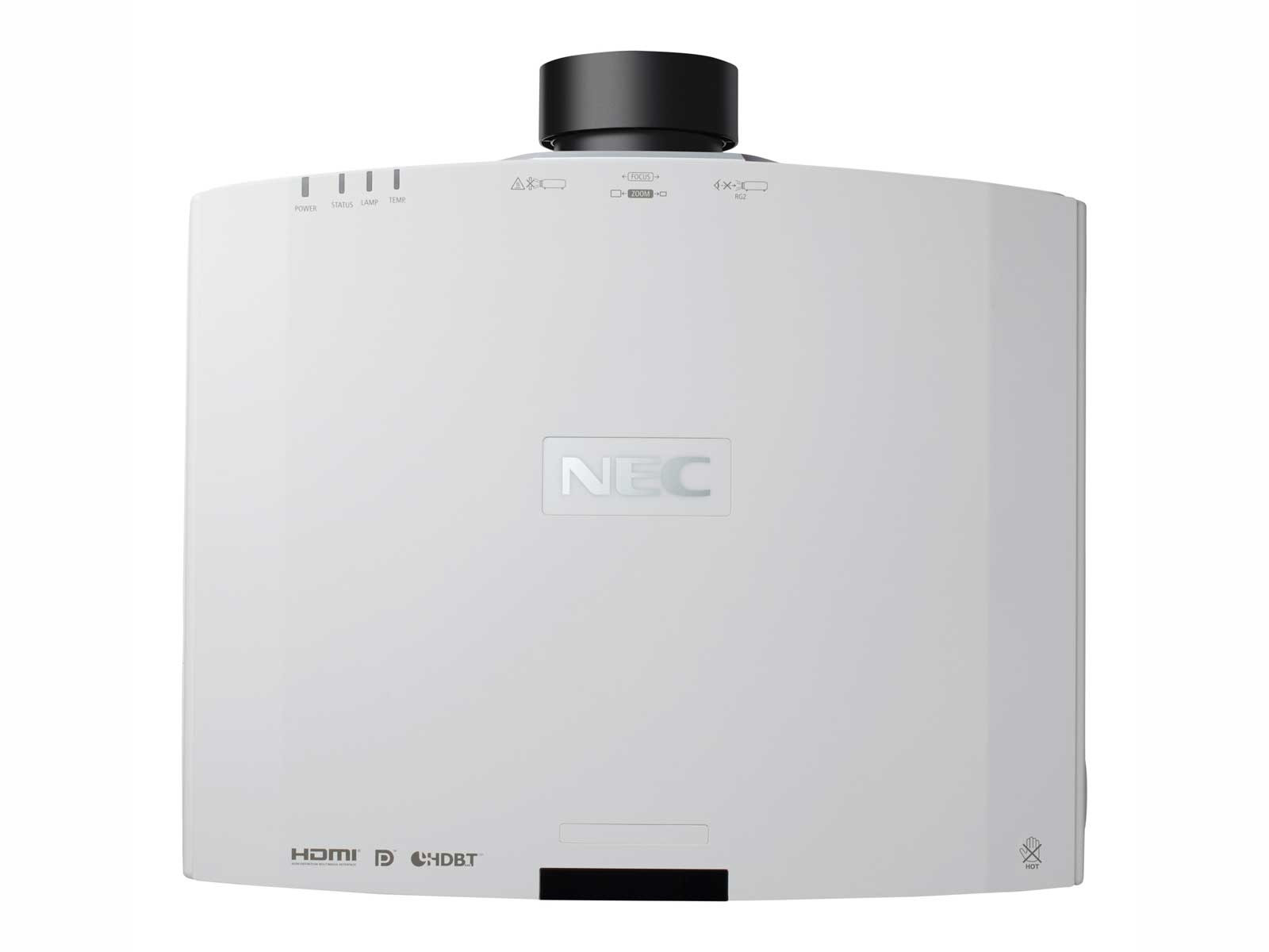 NEC-PA703W-met-losse-lens-NP13ZL