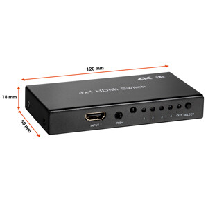 celexon HDMI 2.0 Switch 4x1 celexon HDMI 2.0 Switch 4x1