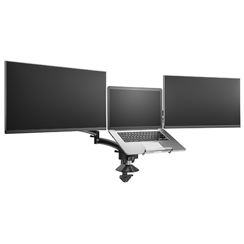 Chief-Kontour-K1C-Driedubbele-3x1-Dynamic-Column-Mount-Monitor-Zwart