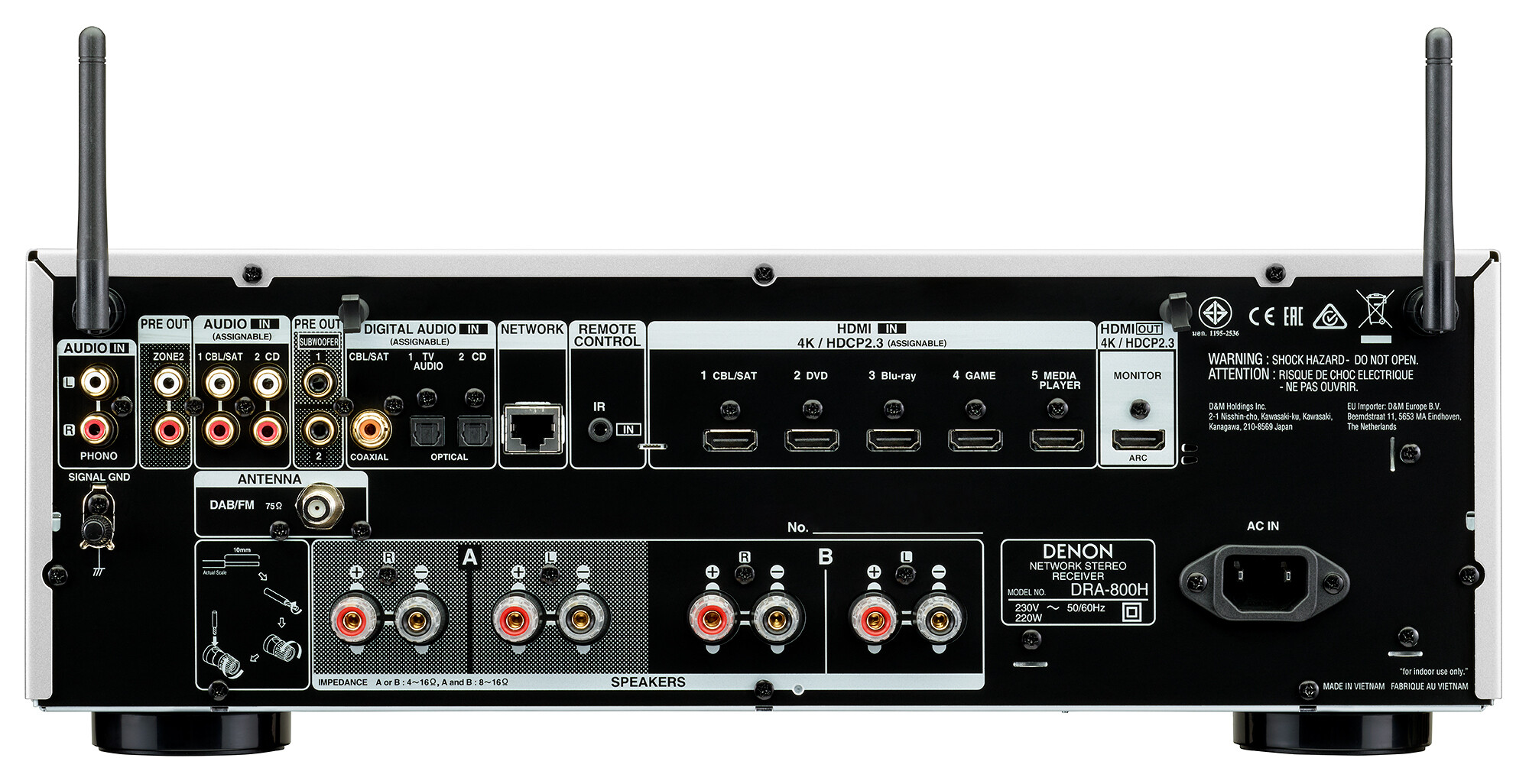 Denon-DRA-800H-Stereo-Netzwerk-Receiver-silber