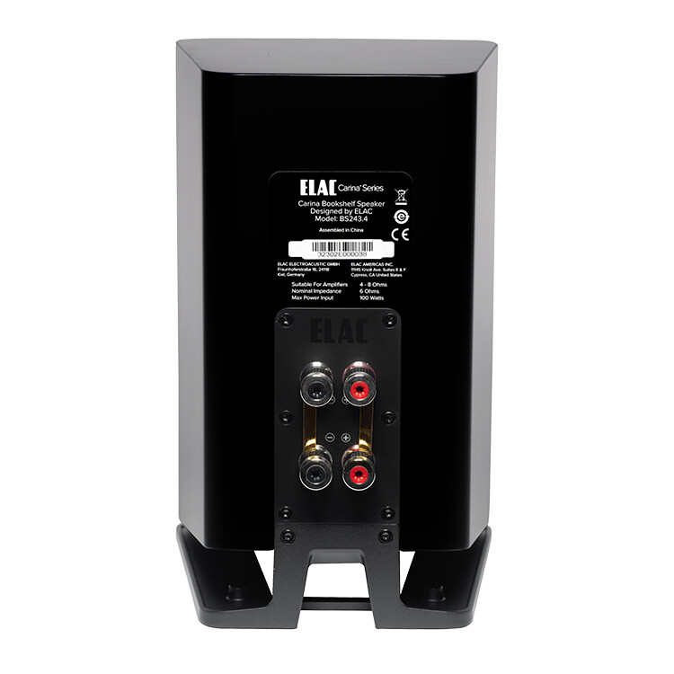 ELAC-BS-243-4-Carina-Regallautsprecher-schwarz-Seidenmatt-Paar