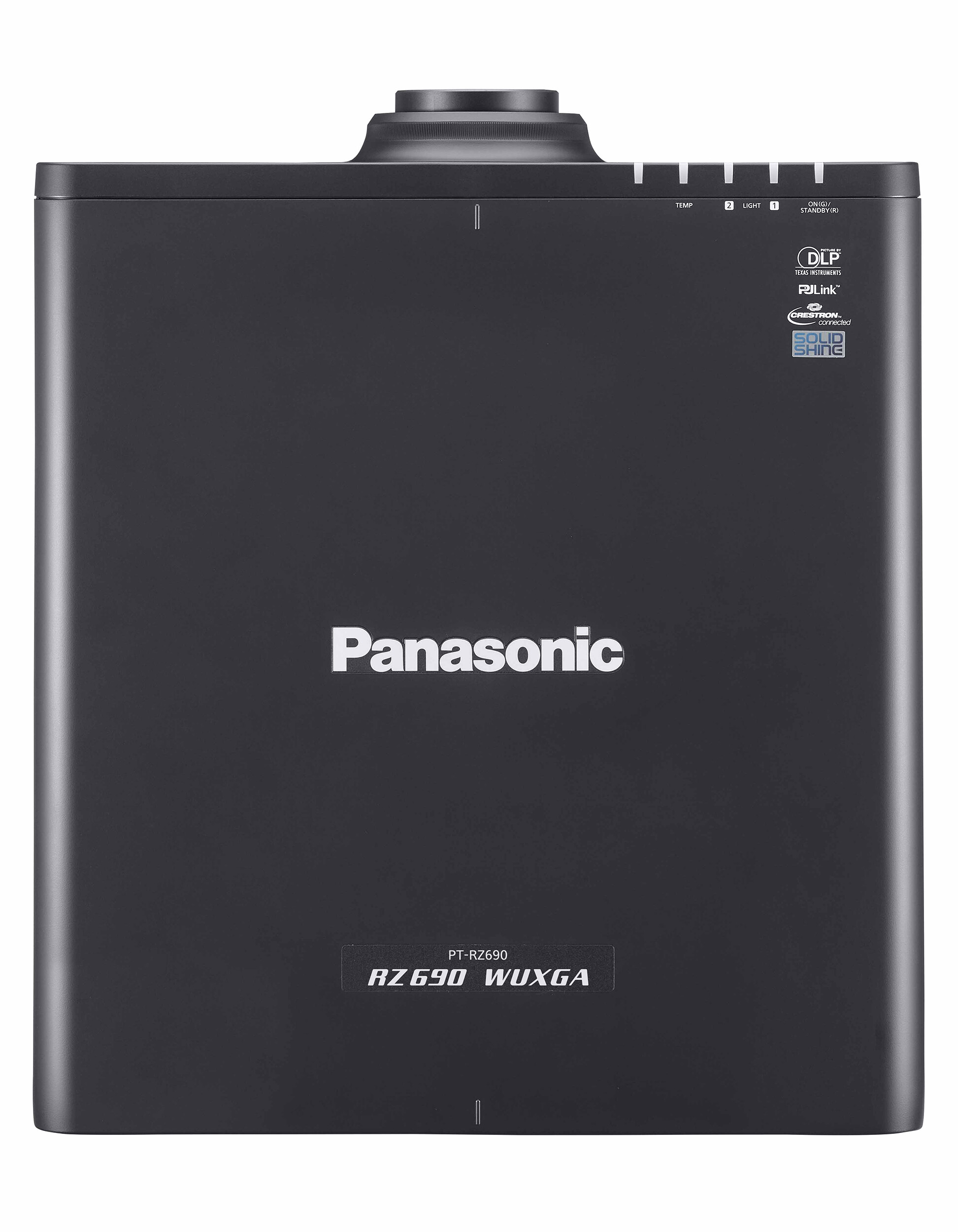 Panasonic-PT-RZ690BE-met-objectief-zwart