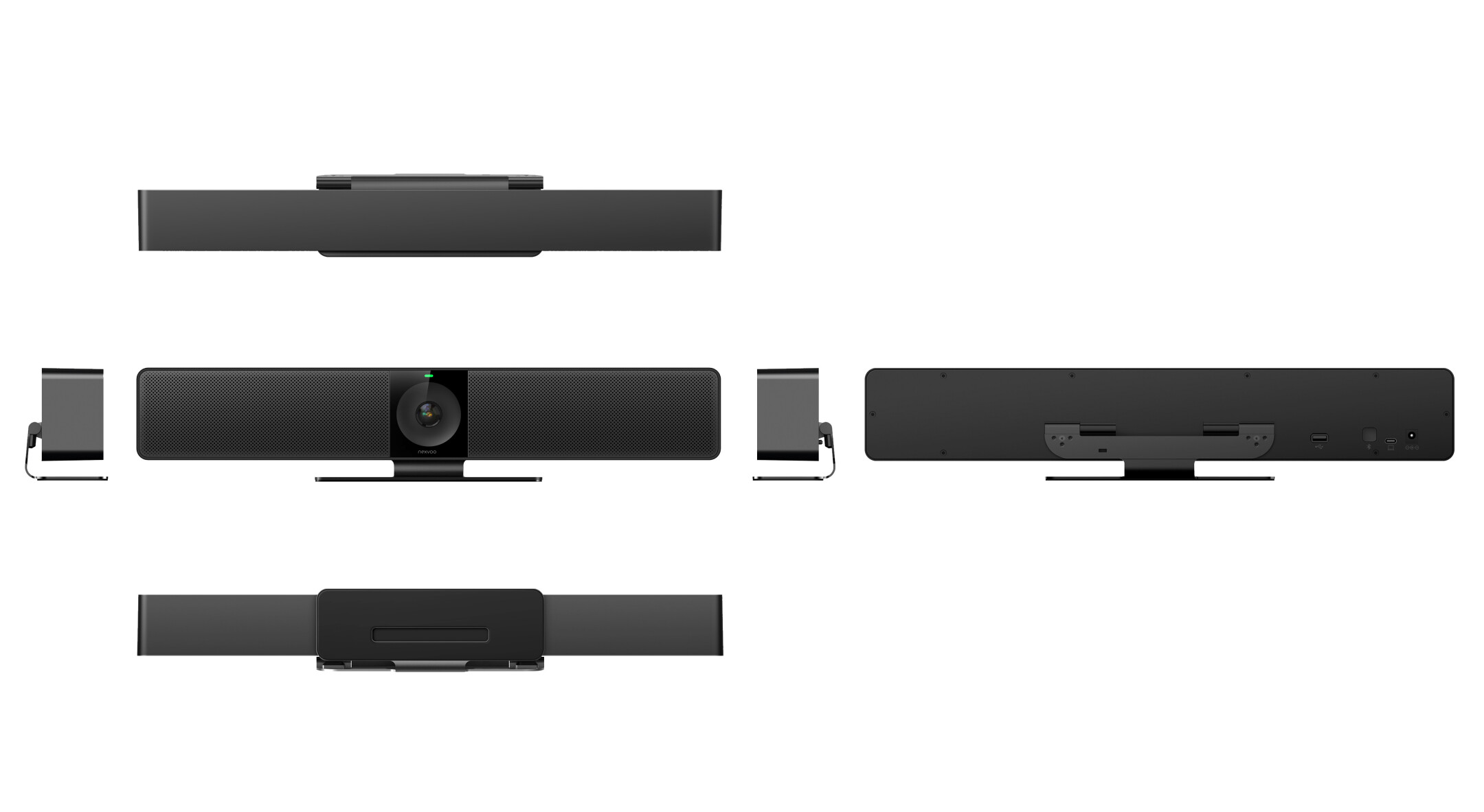 Nexvoo-NexBar-N110-AI-videoconferentiecamera-UHD-120-FOV-30fps