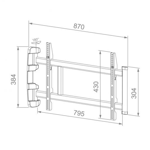 Hagor-BL-Swingmount-L-180-draaibare-muurhouder-voor32-70-Displays-max-VESA-600x400-draaglast40kg