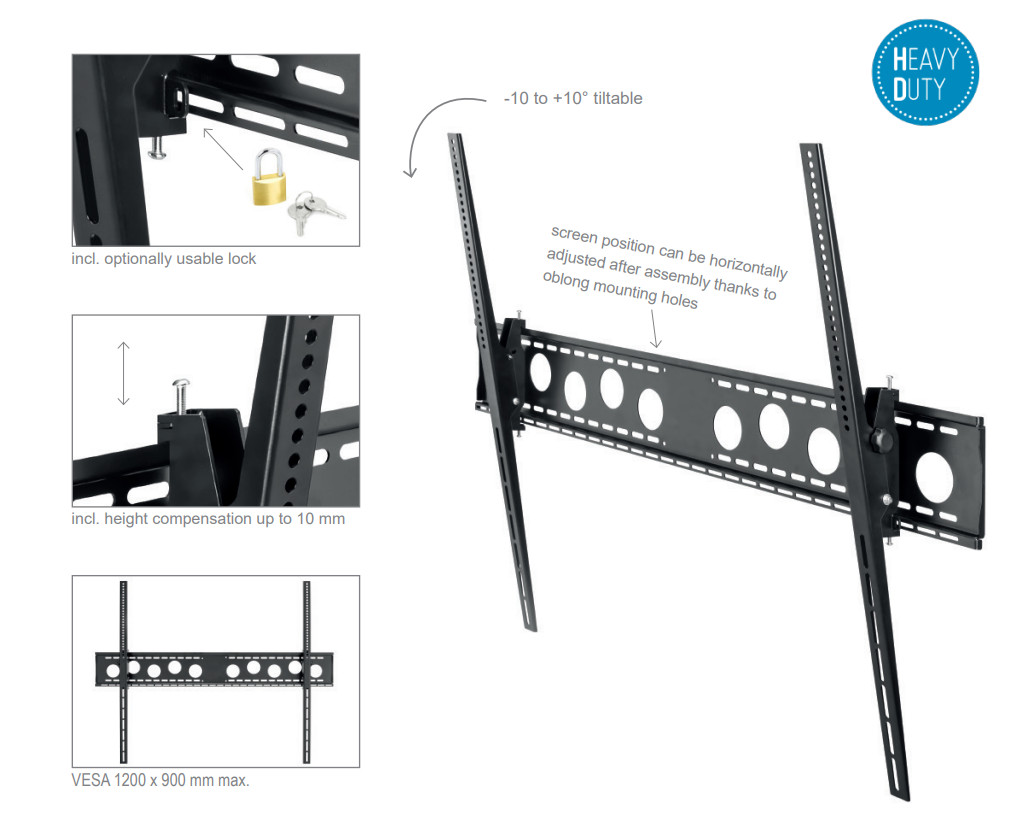 Hagor-WH-120-T-HD-kantelbare-muurbeugel-75-130-max-VESA-1200x900-belasting-125-kg