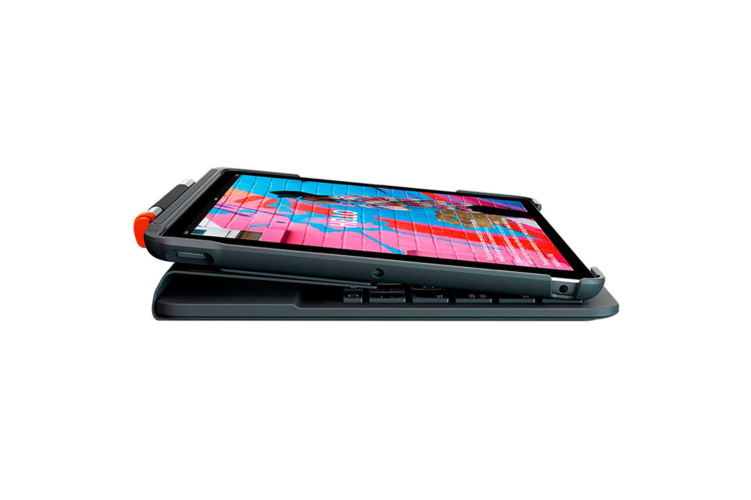 Logitech-Slim-Folio-Tastatur-und-Foliohulle-fur-Apple-10-2-inch-iPad-7-Generation-8-Generation-Grafit