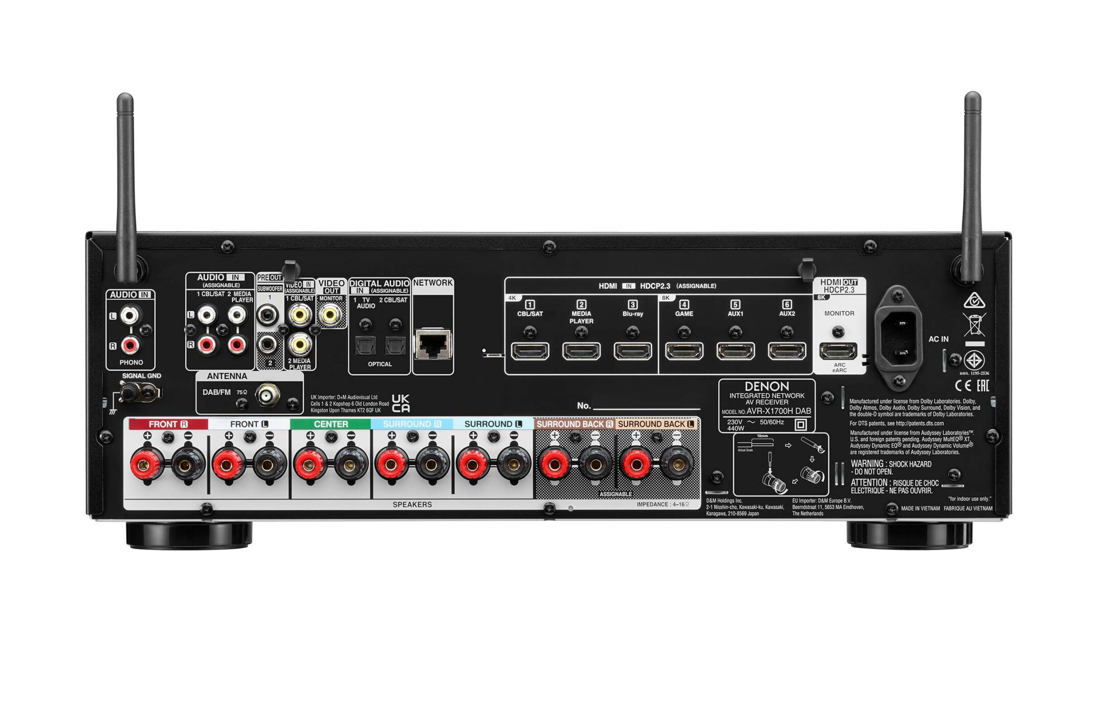 Denon-AVR-X1700H-DAB