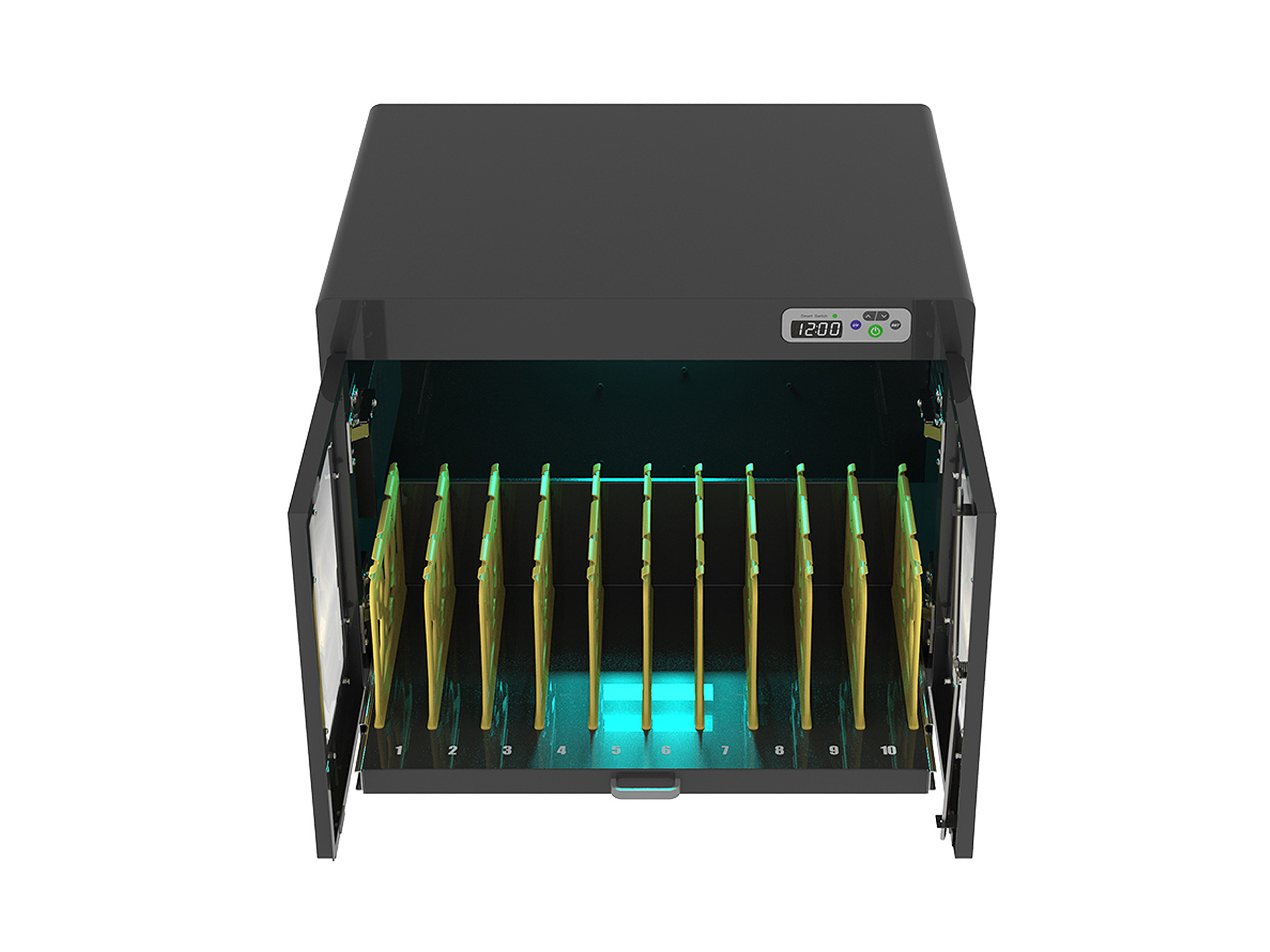 Good-Connections-R-ANTARES-N10E-Notebook-Ladeschrank-bis-15-6-UV-C-Desinfektion-schwarz