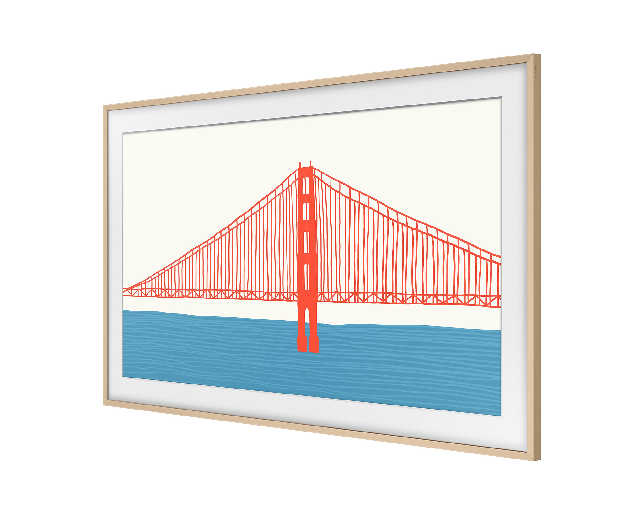 Samsung-55-Frame-Modern-Beige