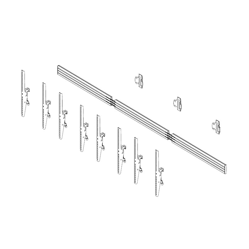 Hagor-CPS-W4P-Muurbevestiging-voor-4x-46-65-beeldschermen-staand-max-VESA-400x600
