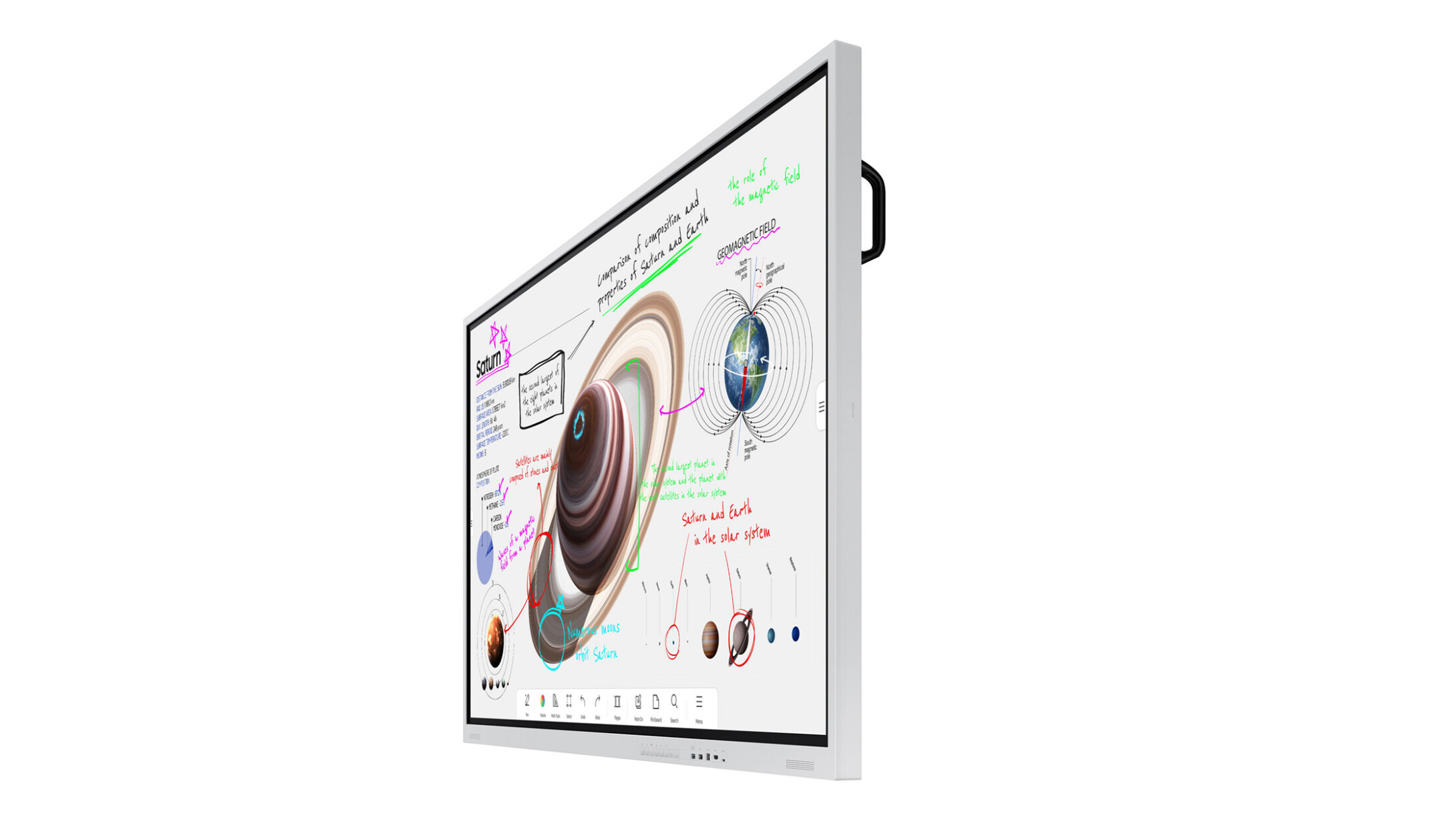 Samsung-Flip-Pro-75-WM75B-mit-Rollwagen-Adjust-4286MB
