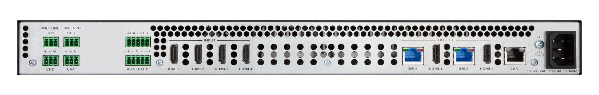 Crestron-HD-PS402-4x2-4K60-4-4-4-HDR-presentatiesysteem