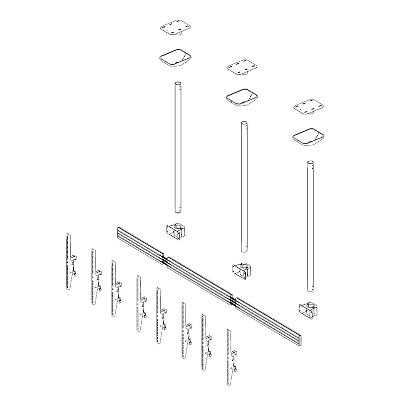 Hagor-comPROnents-R-Menuboard-plafondbevestiging-voor-4-beeldschermen-46-65-portret-max-VESA-400x600