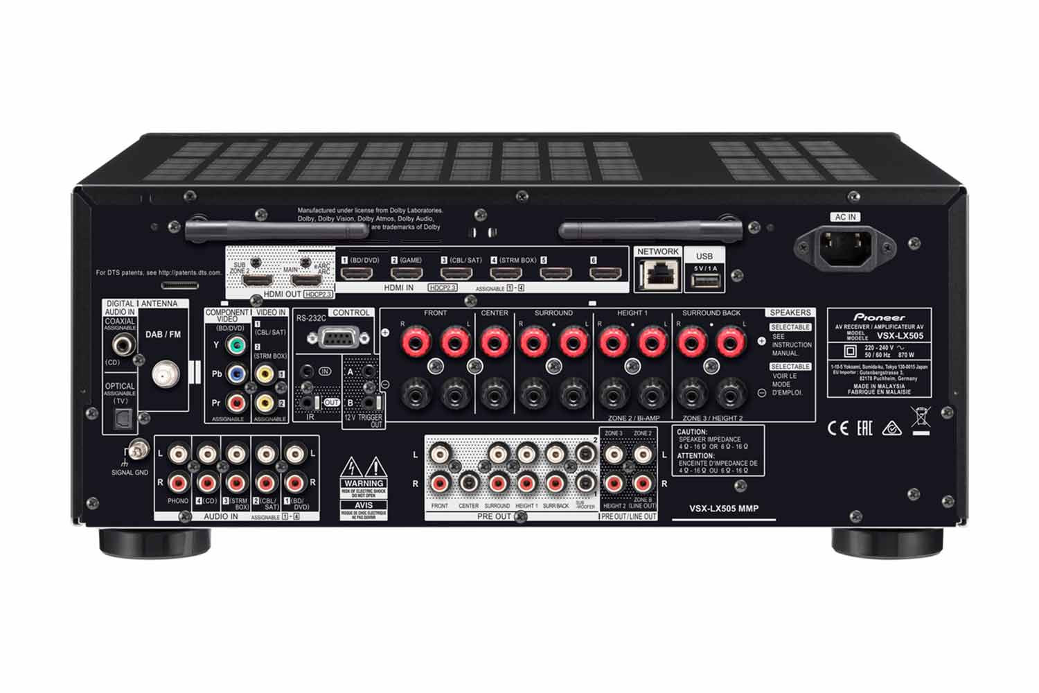 Pioneer-VSX-LX505-9-2-kanaals-netwerk-AV-receiver-zwart-Demo