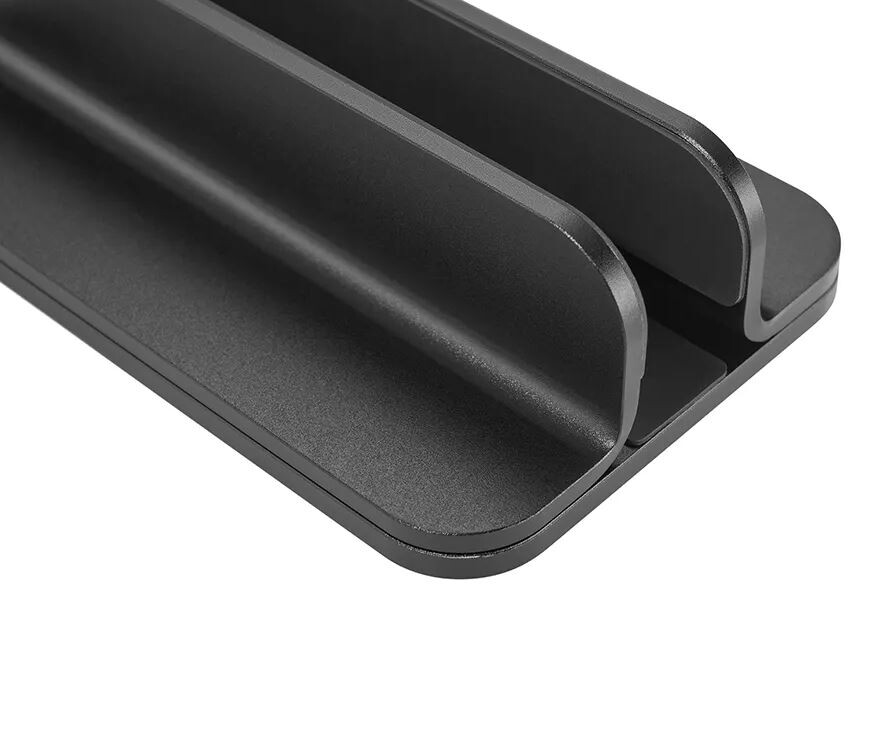 Neomounts-NSLS300BLACK-verticale-laptopstandaard-zwart