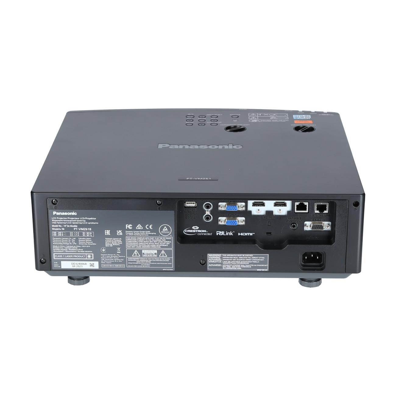 Panasonic-PT-VMZ61-schwarz-Demo