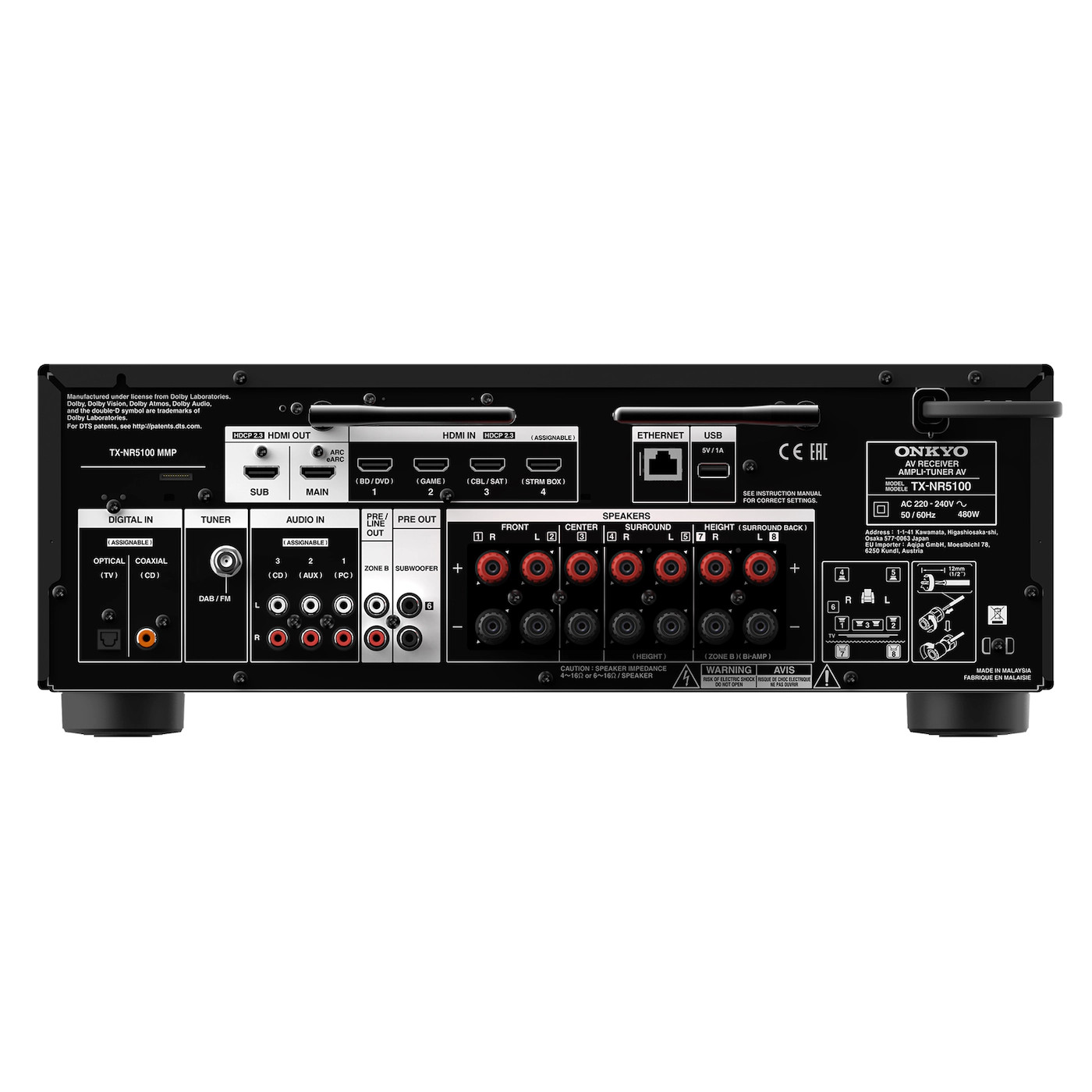 Onkyo-TX-NR5100-AV-receiver-7-2ch-Zwart