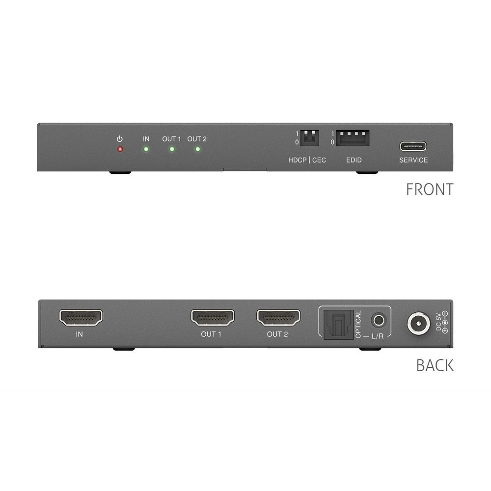 Purelink-PureTools-1x2-HDMI2-1-Splitter-48Gbps-8K-60Hz-4-2-0-12-bit-Audio-De-Embedding-und-Signal-Management