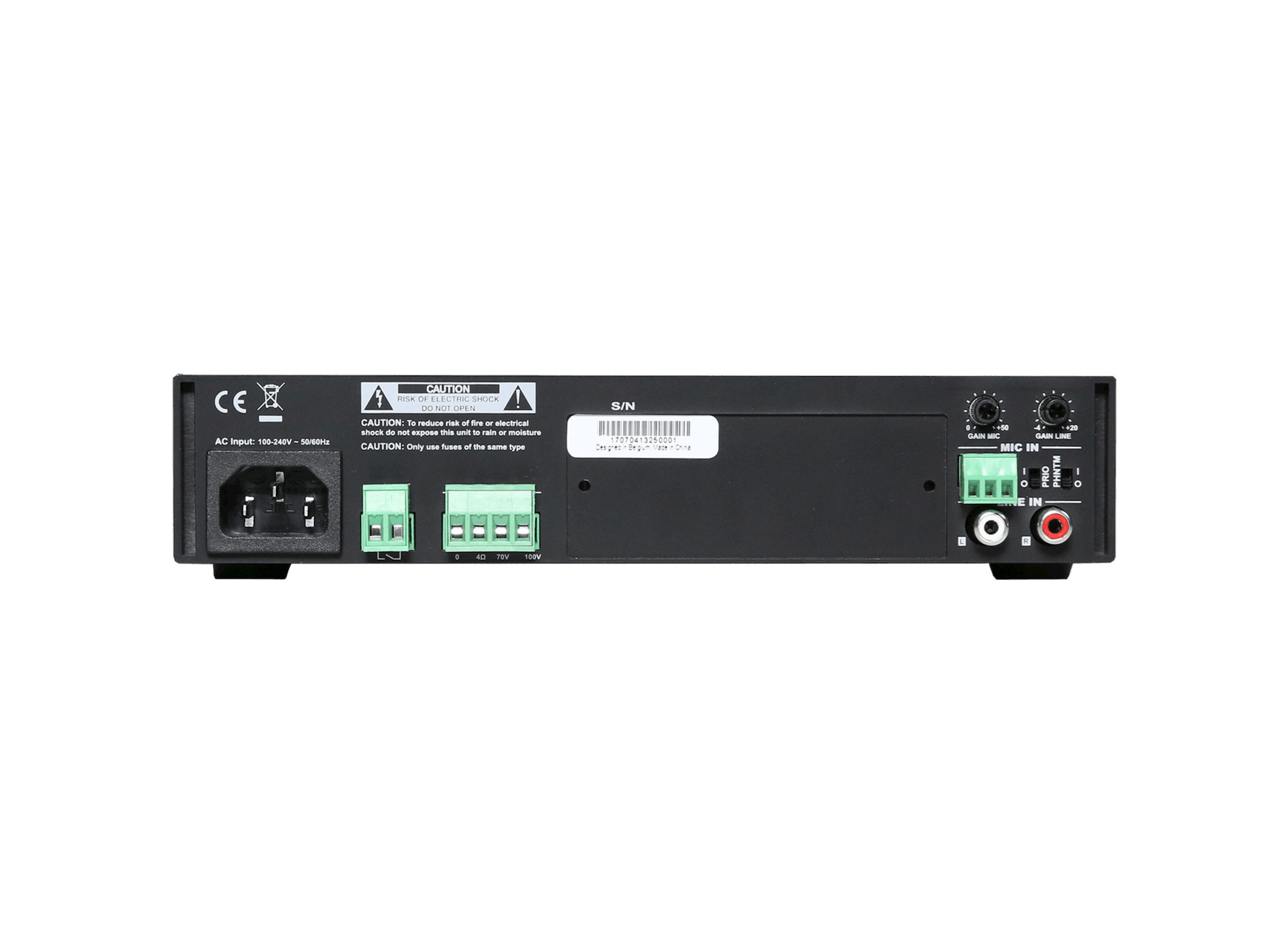 AUDAC-COM108-Beschallungsverstarker-80W-70-100V