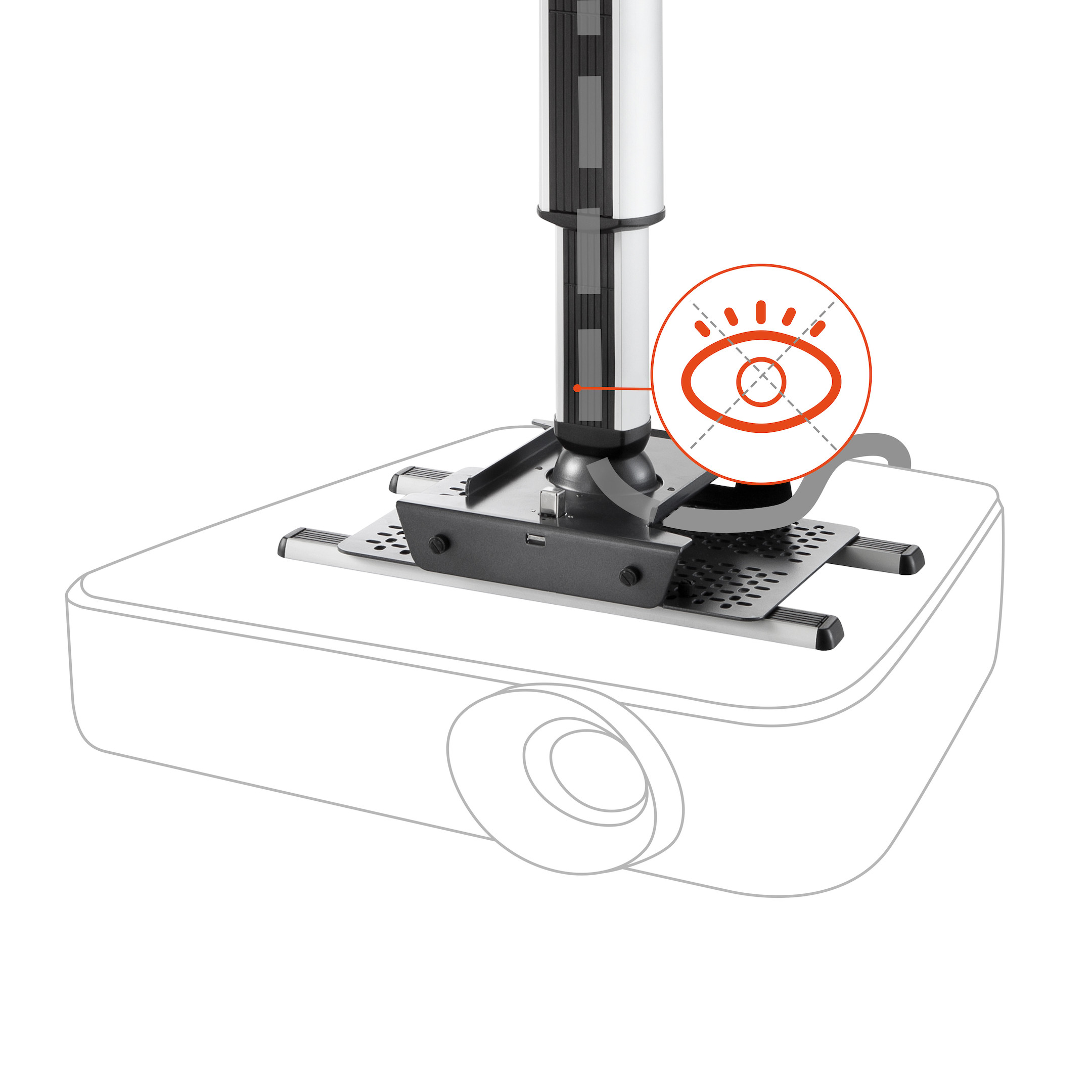 celexon-Deckenhalterung-universal-MultiCel-60110-Expert-Demoware
