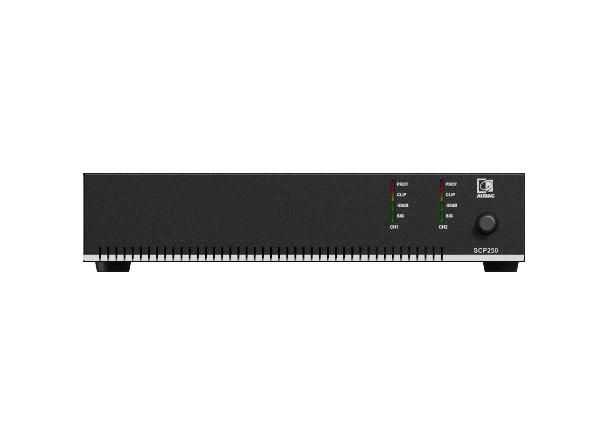AUDAC-SCP250-Kompakte-Zweikanal-Endstufe-2-x-500-W-4-Ohm-1000-W-70-100-V