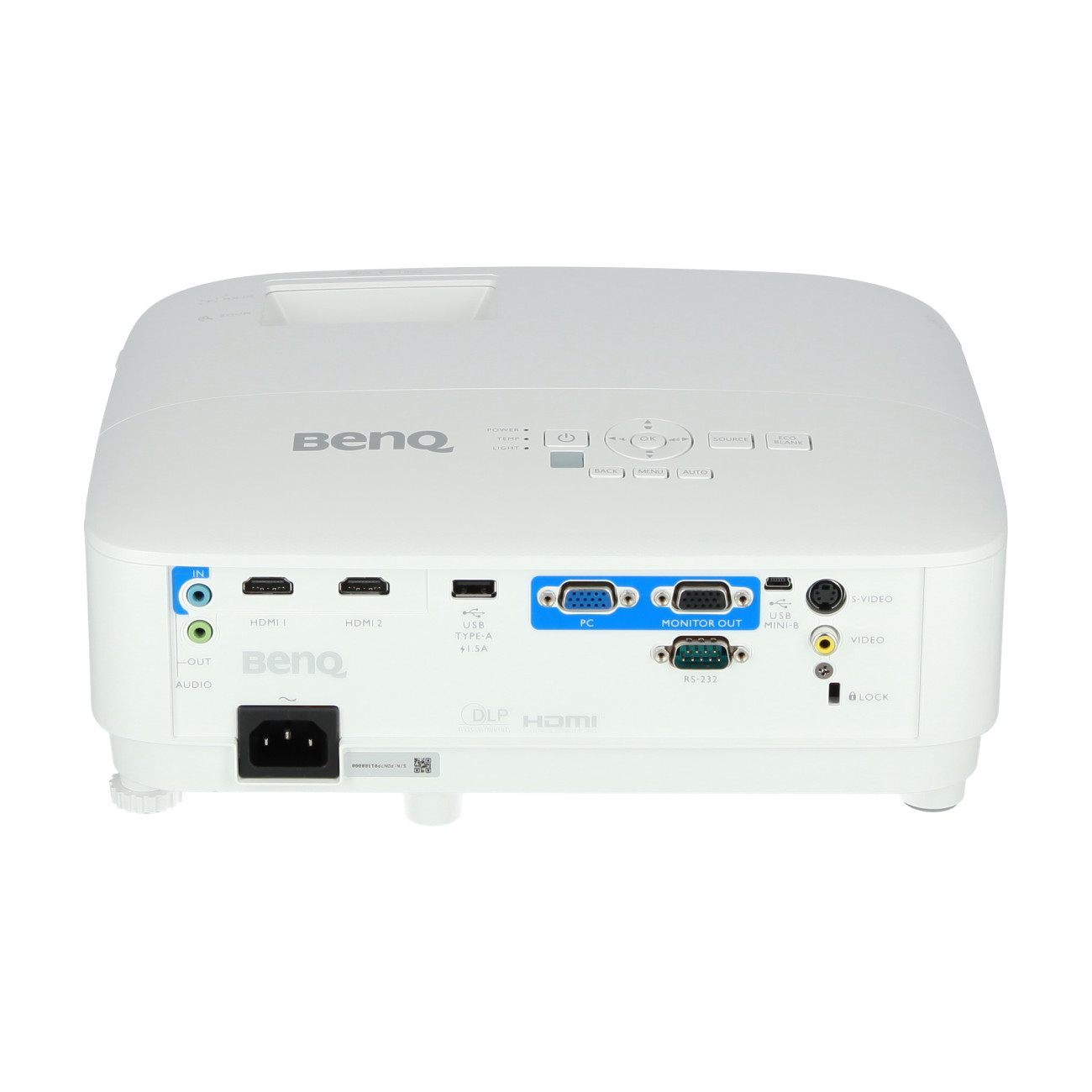BenQ-MH560-Business-Beamer-mit-3800-Lumen-20000-1-Kontrast-und-SmartEcoTM-Demoware-Platin
