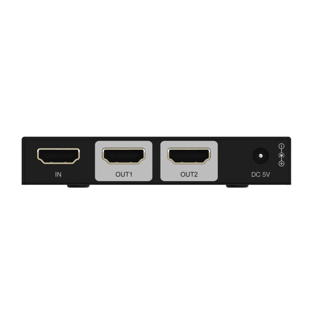 FeinTech-SP210-HDMI-2-1-Splitter-1-In-2-Out-mit-4K-120Hz-Unterstutzung-und-automatisches-Downscaling