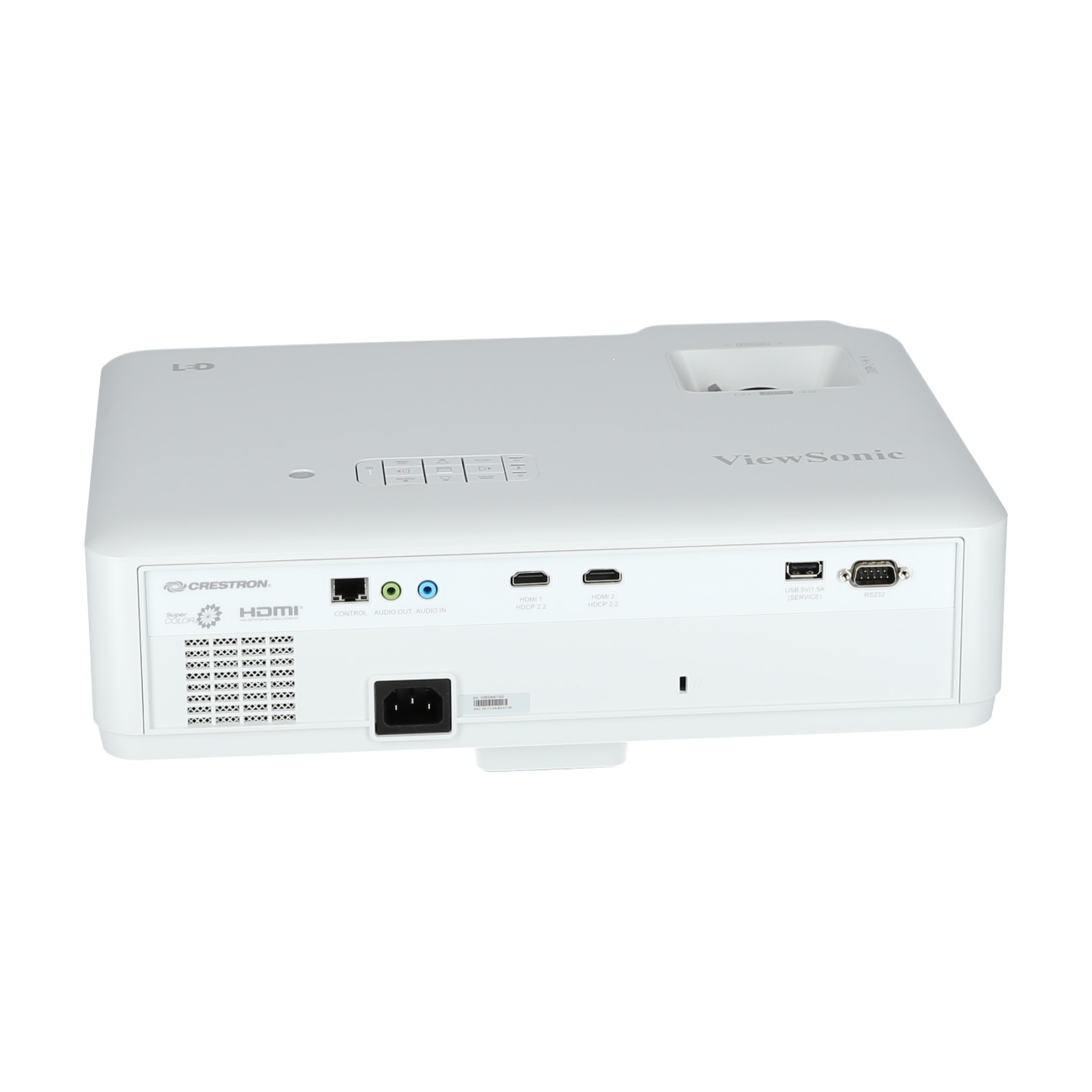 ViewSonic-LS610HDH-Beamer-mit-4000-Lumen-und-vielseitiger-Keystone-Korrektur-fur-Unternehmen-und-Bildungseinrichten-Demoware-Bronze