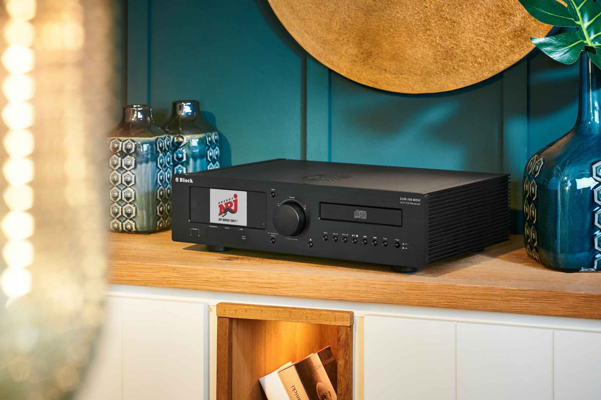 Block-CVR-100-MKIII-Stereo-Netzwerkreceiver-mit-Bluetooth-Sender-Empfanger-und-Farbdisplay-in-Saphirschwarz
