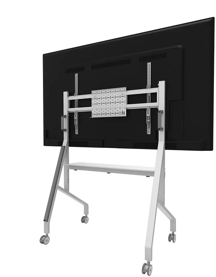 Neomounts-FL50-525WH1-mobiler-Bodenstander-fur-55-86-Bildschirme-Weiss-Demoware