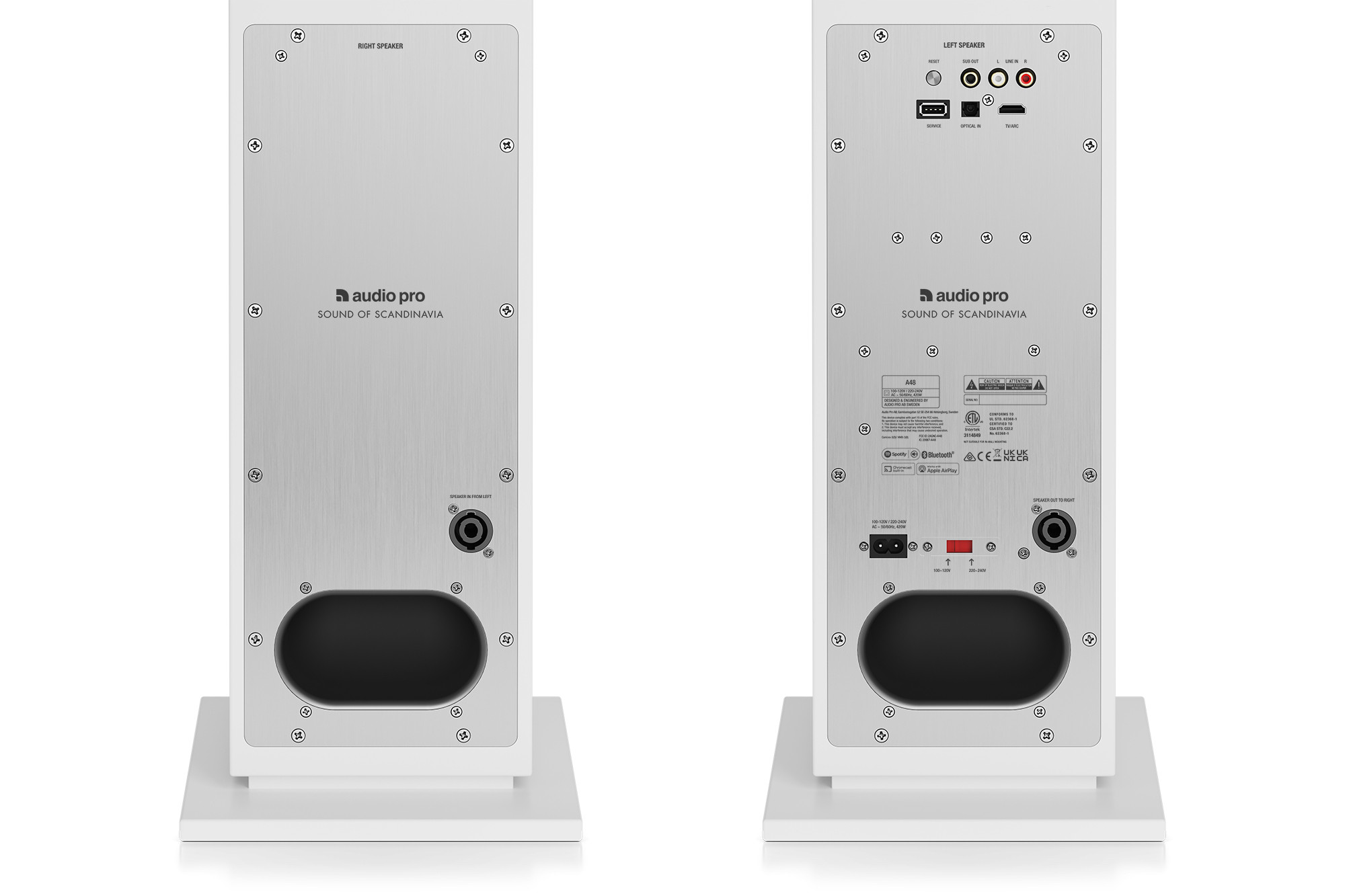 Audio-Pro-A48-W-Wireless-Multiroom-Standlautsprecher-in-Weiss