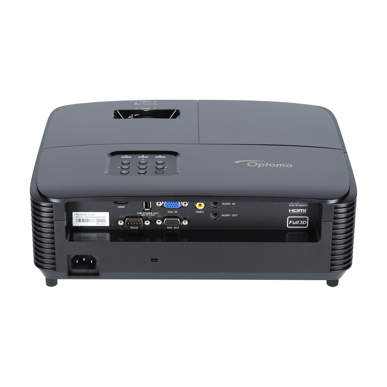 Optoma-W400LVe-Beamer-mit-satten-Farben-4000-Lumen-und-wartungsarmen-Funktionen-fur-professionelle-Prasentationen-Demoware-Gold