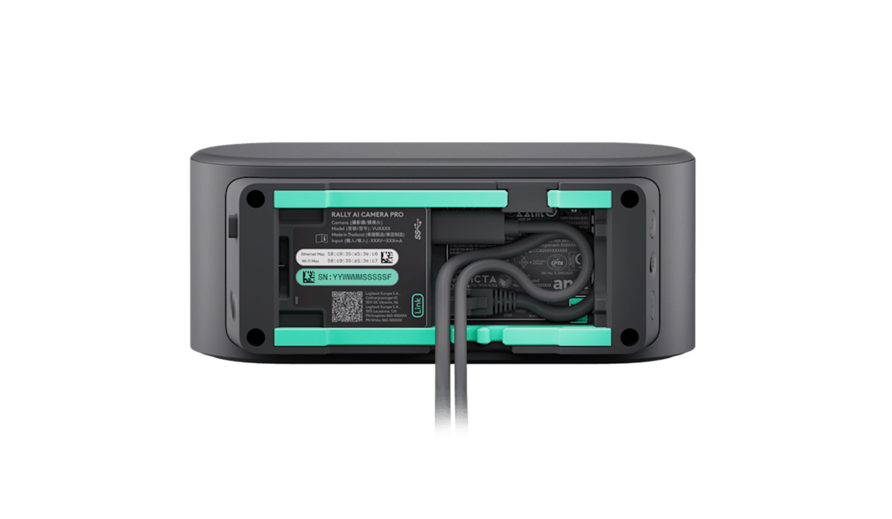 Logitech-Rally-AI-Camera-Conferentiecamera-met-AI-functies-grafiet