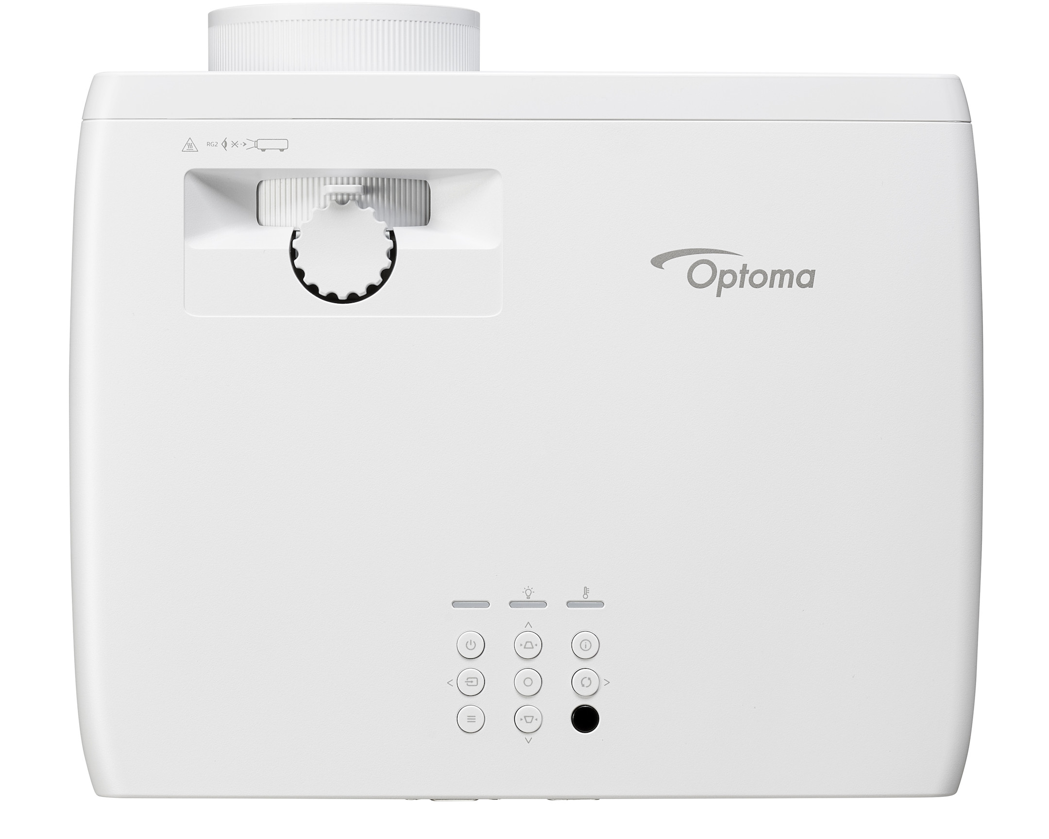 Optoma-ZH551-Full-HD-Laserprojektor-fur-professionelle-Prasentationen-Demoware-Platin