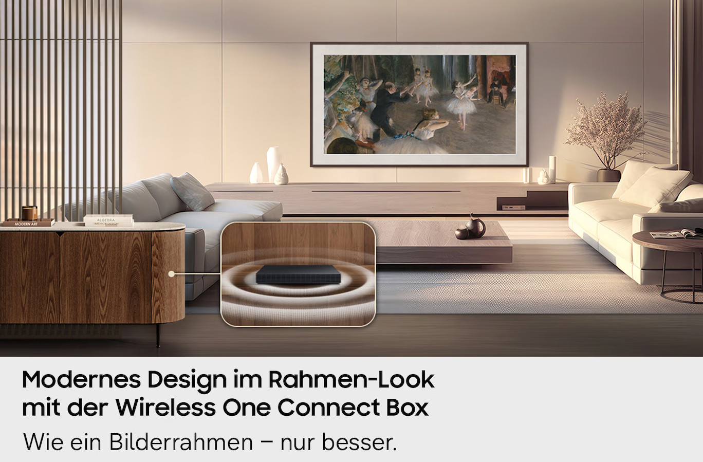 Samsung-The-Frame-Pro-65-Smart-TV-LS03HW-2026-mit-4K-Auflosung-und-Wireless-One-Connect-Box-fur-kabellose-Asthetik