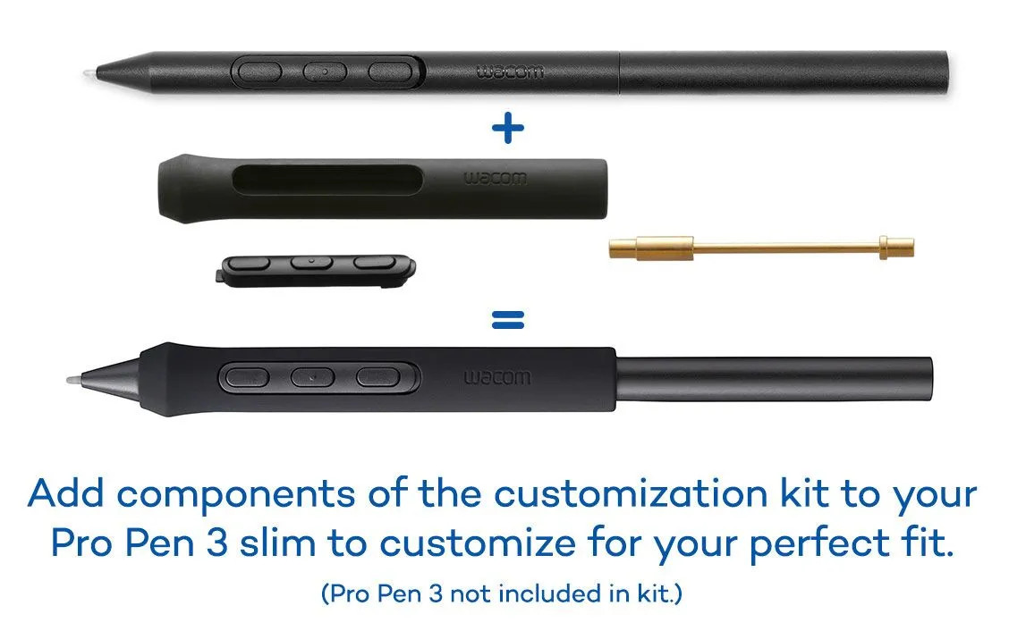 Wacom-Pro-Pen-3-aanpassingsset-met-instelbaar-gewicht-greepdikte-penknop-en-zwaartepunt