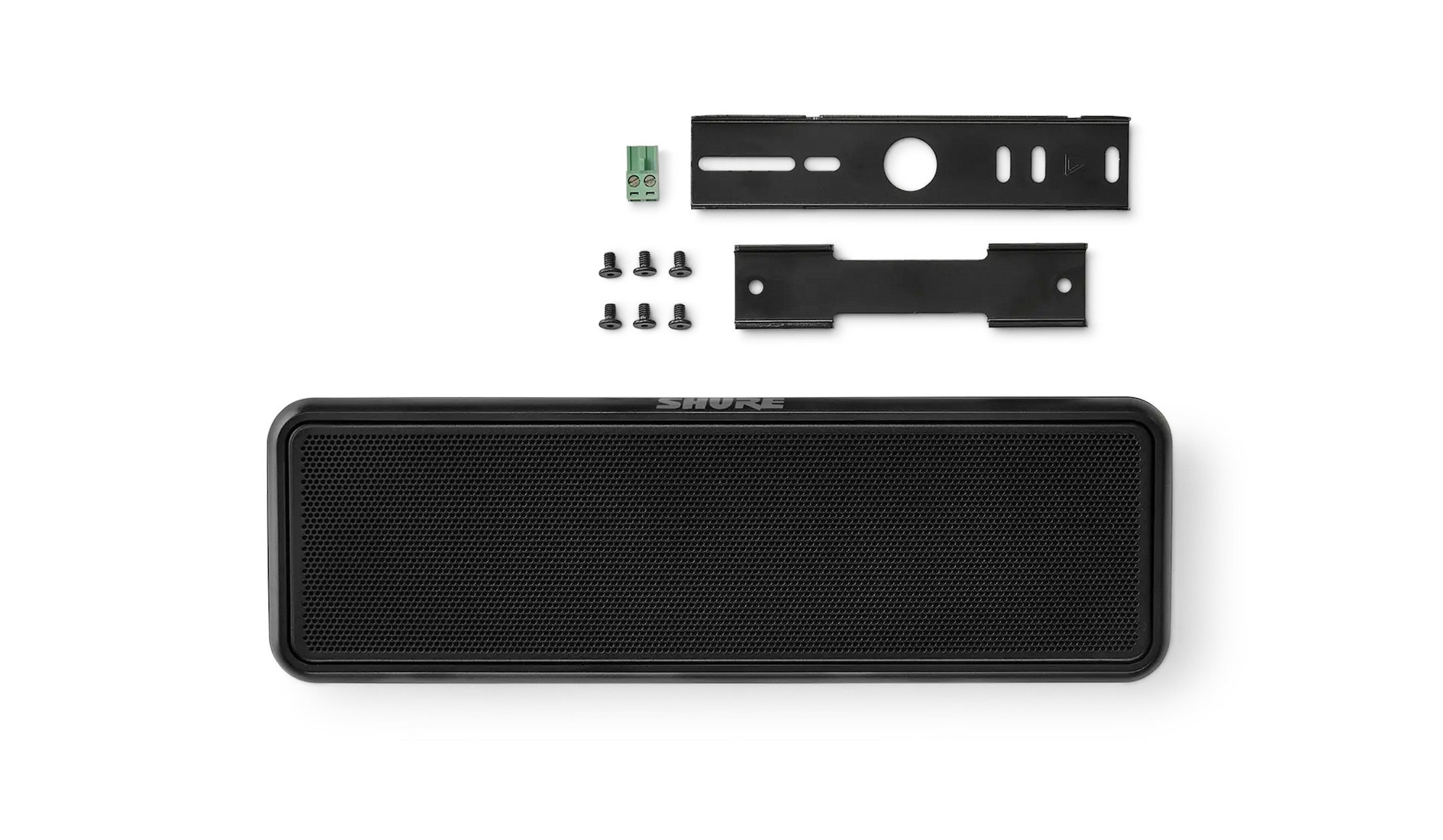Shure-MXP-3-Passiver-Wand-Lautsprecher-Schwarz