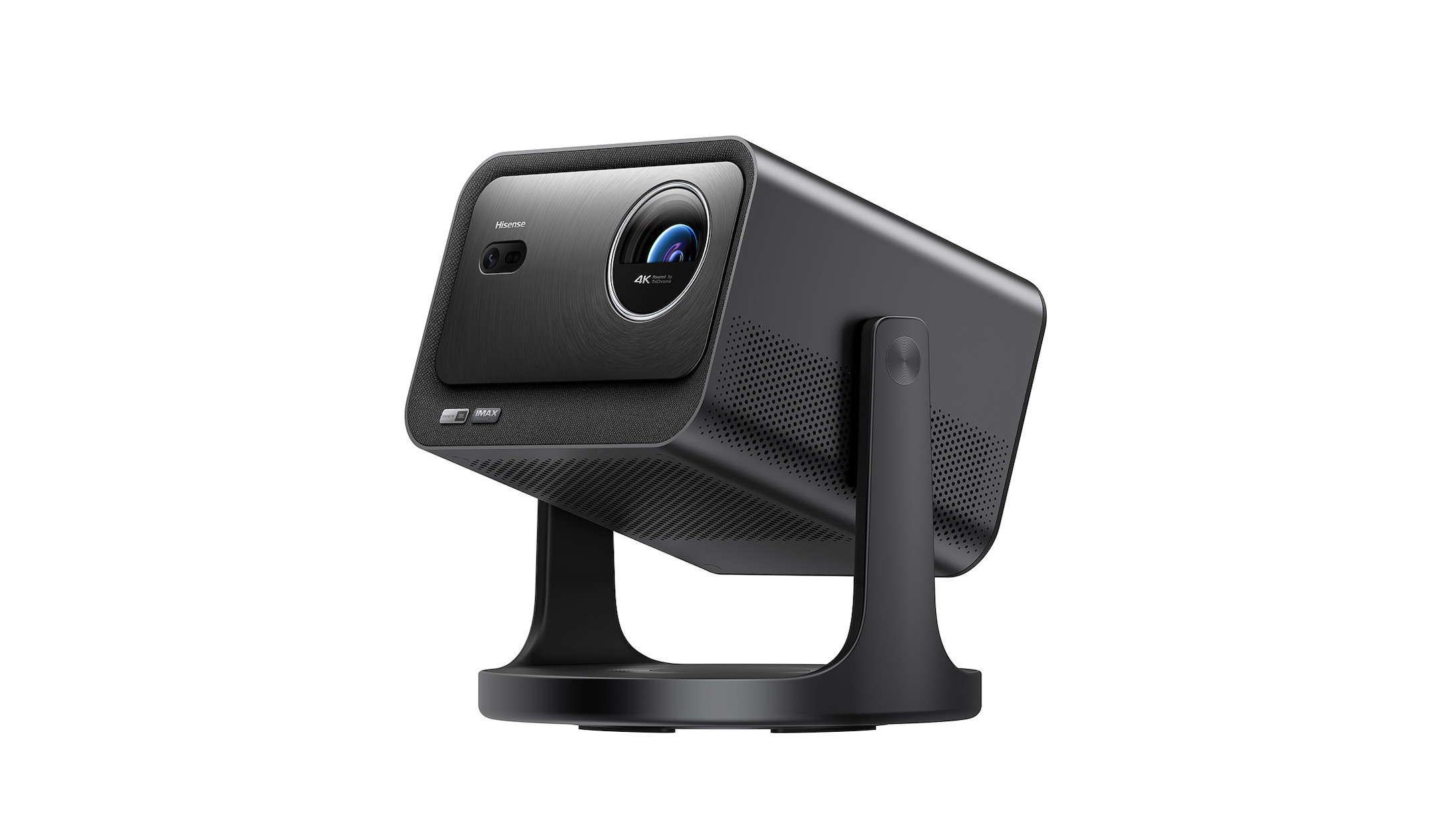 Hisense-C3-4K-Beamer-mit-Trichroma-Laser-und-automatischer-Bildanpassung-fur-das-moderne-Heimkino-Demoware-Silber