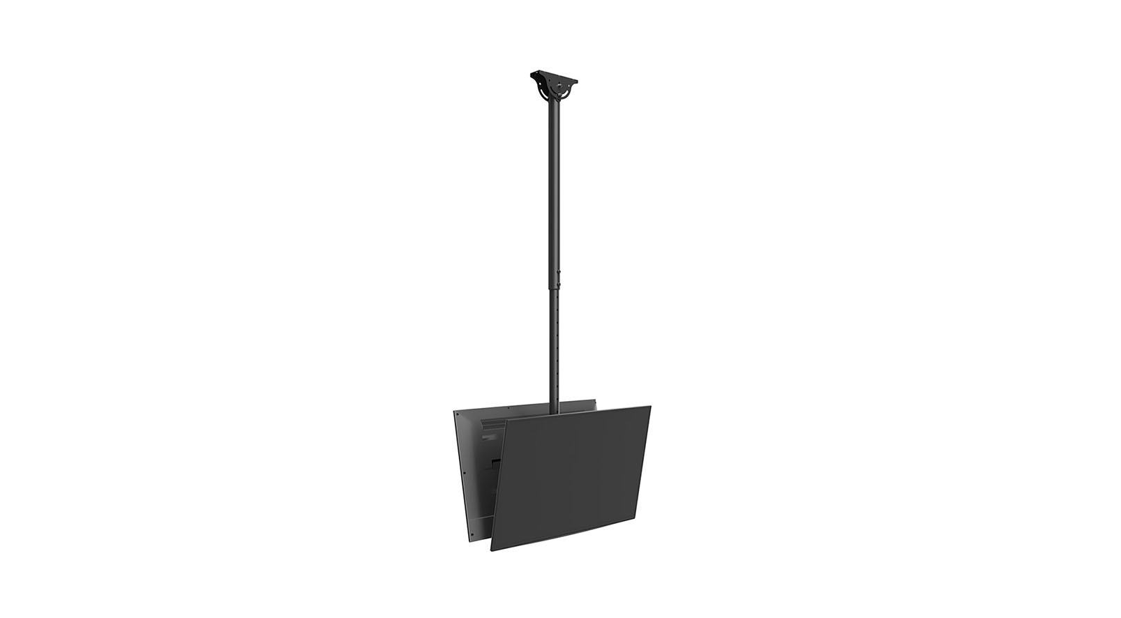 Neomounts-CL35-340BL22-Doppel-Monitor-TV-Deckenhalterung-23-43-H-106-156-cm