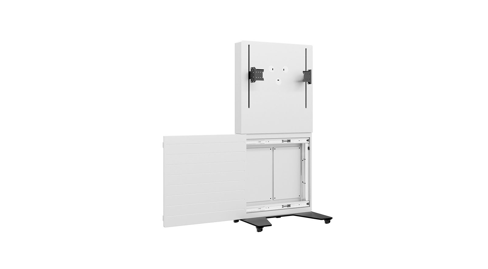 Hagor-CON-Line-Big-M-Lift-75-86-Medienstele-mobil-elektrisch-hohenverstellbar