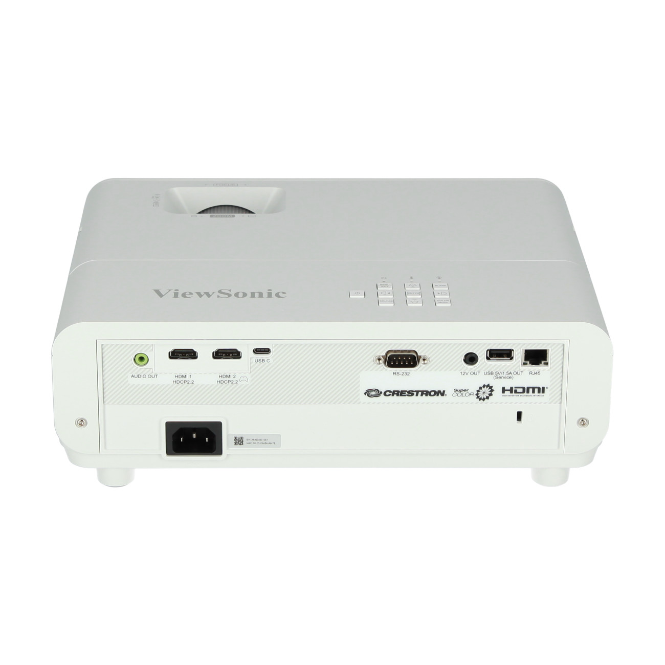 ViewSonic-PX749-4K-Beamer-mit-4K-UHD-240-Hz-Bildwiederholrate-und-4-2-ms-Eingabelatenz-fur-ein-flussiges-Gaming-Erlebnis-Demoware-Silber