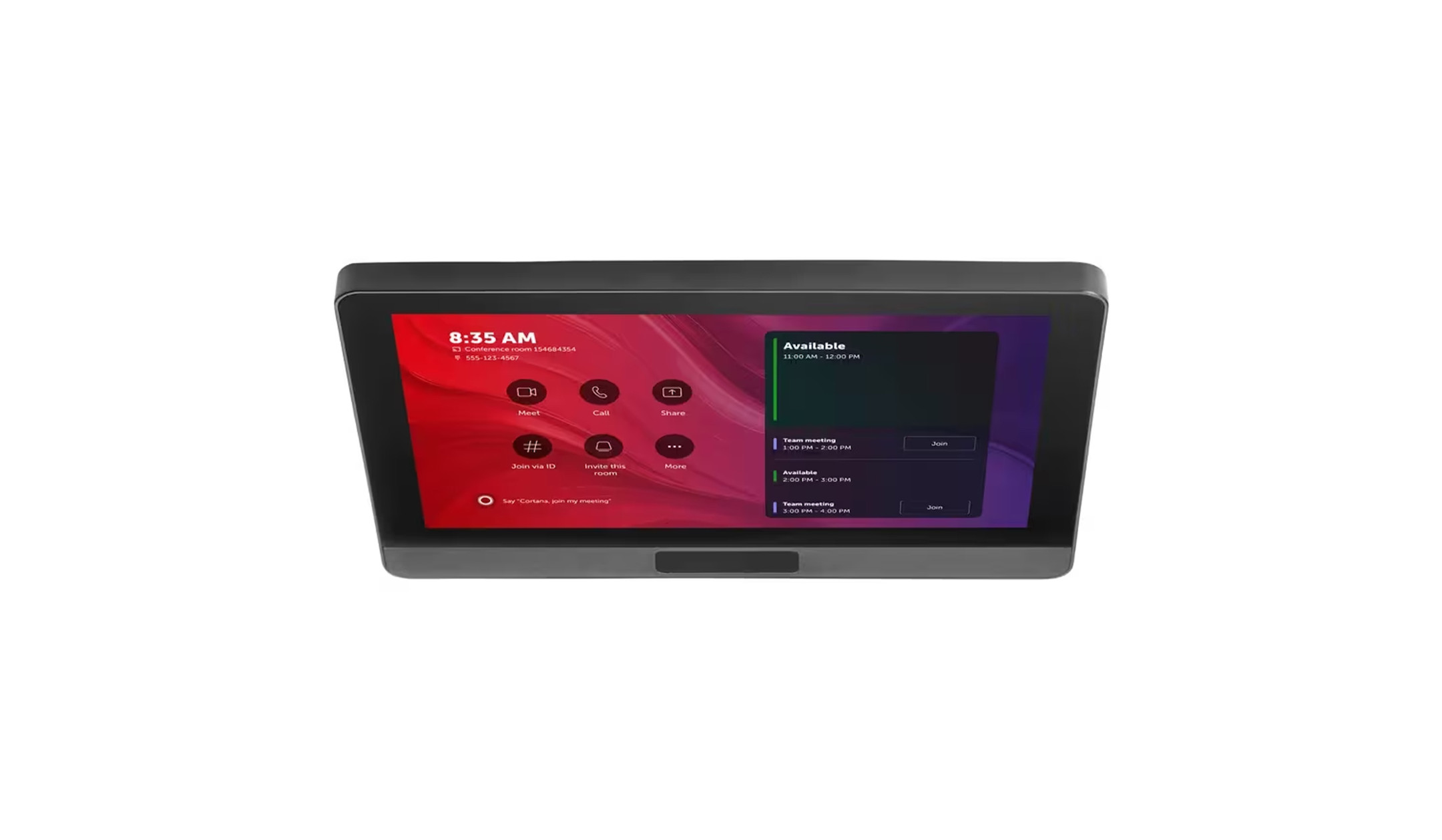 Barco-ClickShare-Control-Panel-Bedienfeld-fur-drahtlose-Videokonferenzen-mit-dem-ClickShare-Hub-System-Demoware
