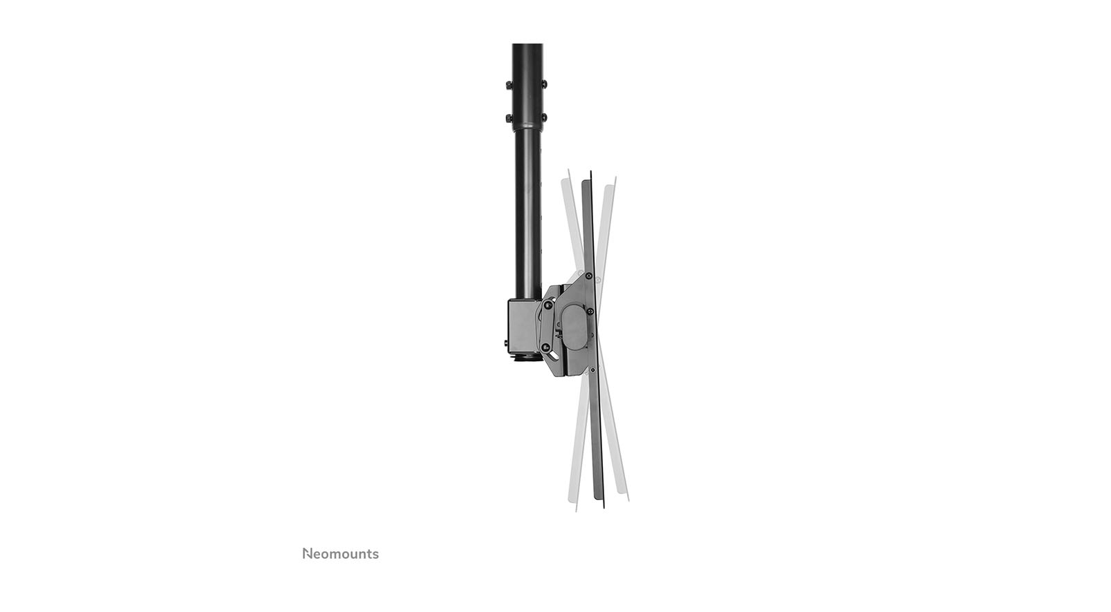 Neomounts-NM-C440BLACK-Plafondbeugel-voor-monitor-tv-voor-1-scherm-32-60