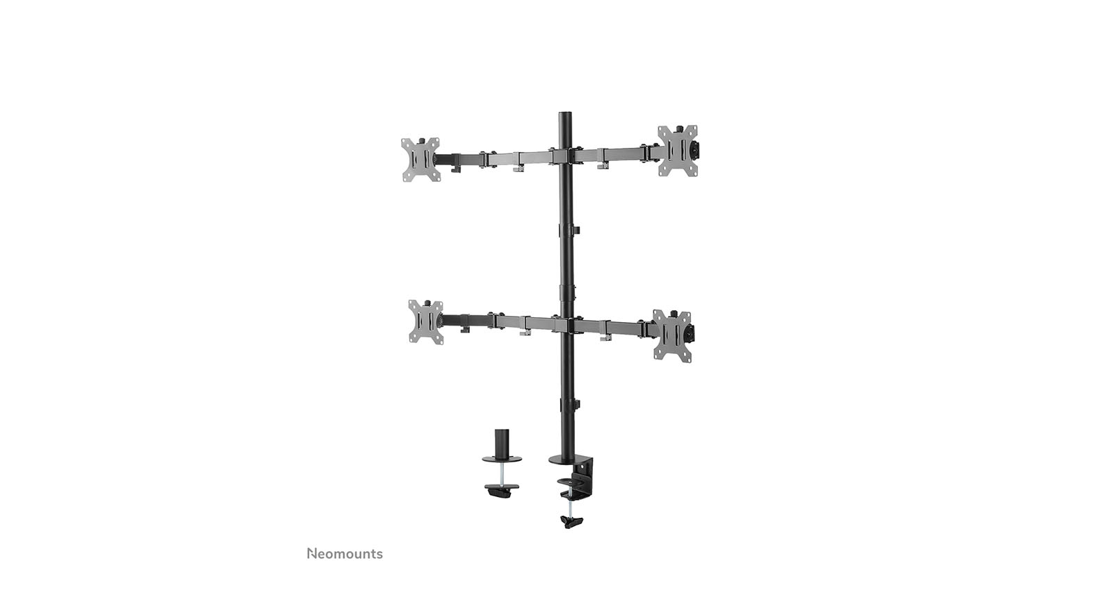 Neomounts-FPMA-D550D4BLACK-Monitorarm-voor-4-monitoren-13-32-inch