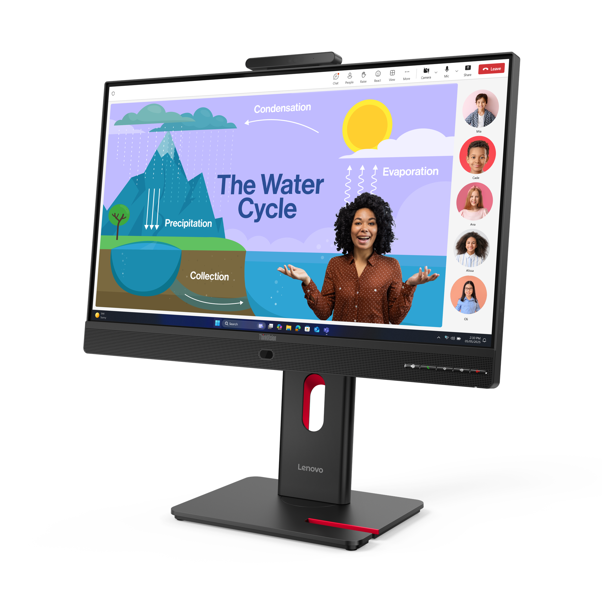 Lenovo-ThinkVision-T24D-4v-23-8-inch-Full-HD-monitor-met-5-MP-webcam-voor-hybride-werkplekken