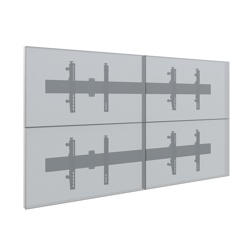 Hagor-CPS-Videowall-W2x2L-46-55-CPS-Videowall-W2x2L-46-55-Complete-oplossing-voor-wandmontage-van-2x2-beeldschermen-in-liggende-stand