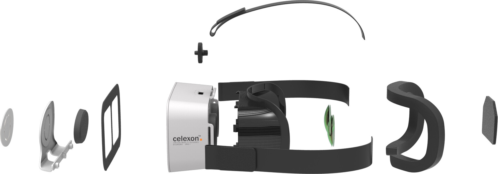 celexon VR Brille Economy - 3D Virtual Reality Brille VRG 1 celexon VR Brille Economy - 3D Virtual Reality Brille VRG 1