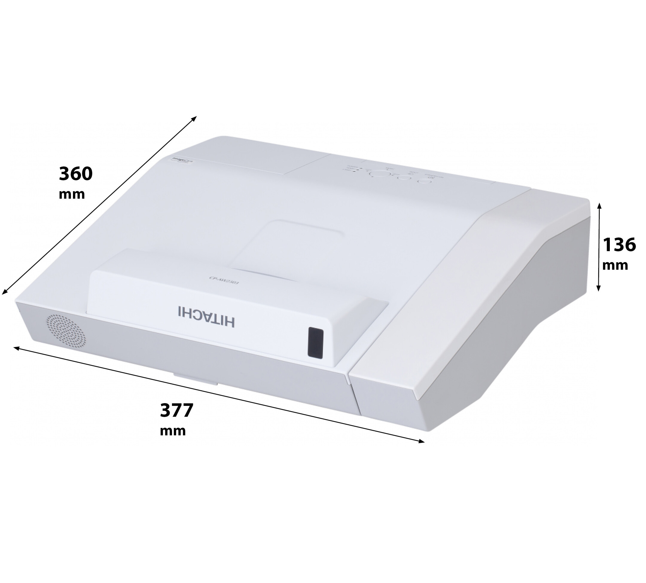Hitachi-CP-AW2505-incl-muurbeugel